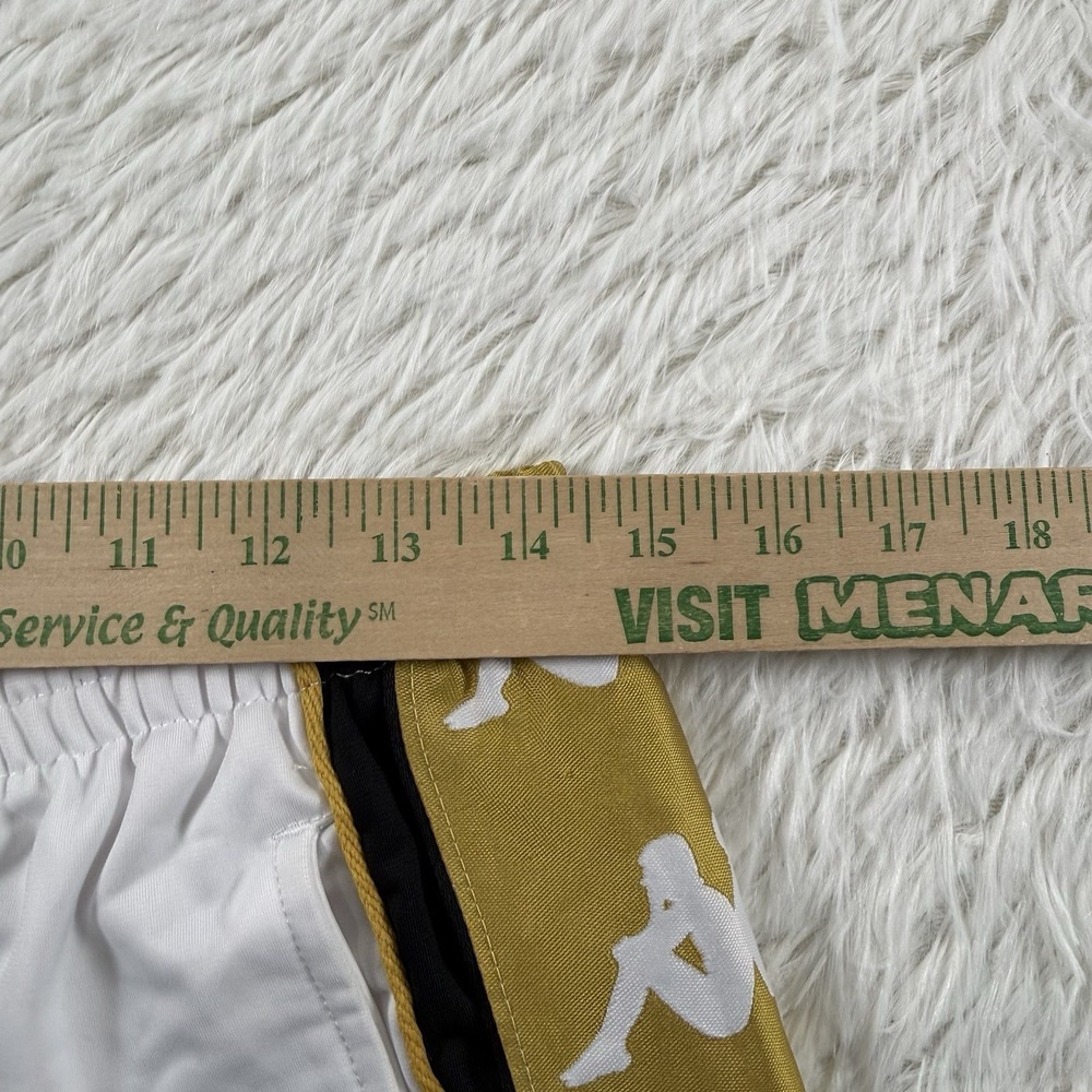Kappa Sweatpants Men Medium Gold Logo Jogger Fit Streetwear Casual Athletic Pant - Picture 5 of 16